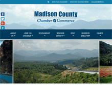 Tablet Screenshot of madisoncounty-nc.com